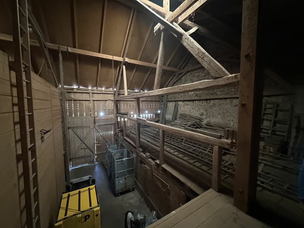 Dachboden mit Holzkonstruktion
