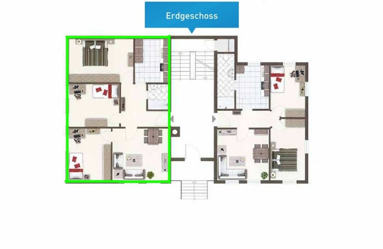 Erdgeschoss-Grundriss