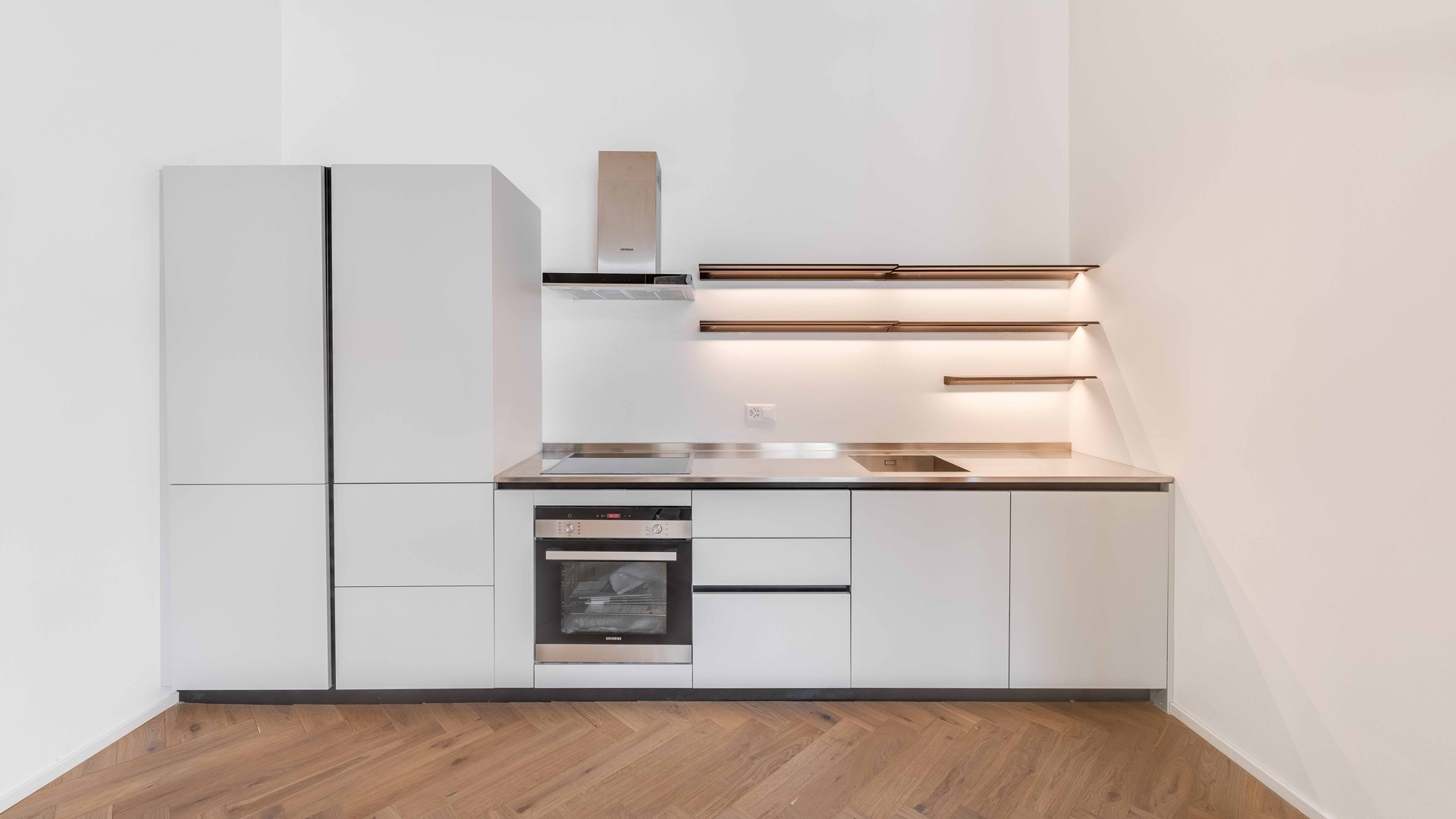 Moderne minimalistische Küche