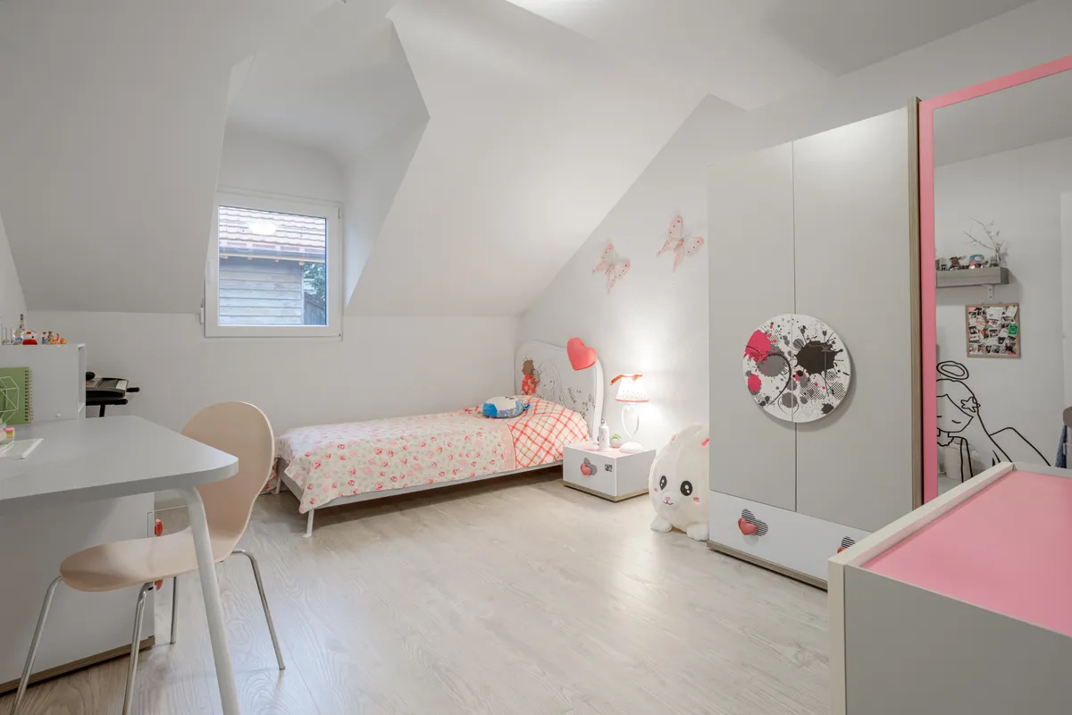 Kinderzimmer im Dachgeschoss