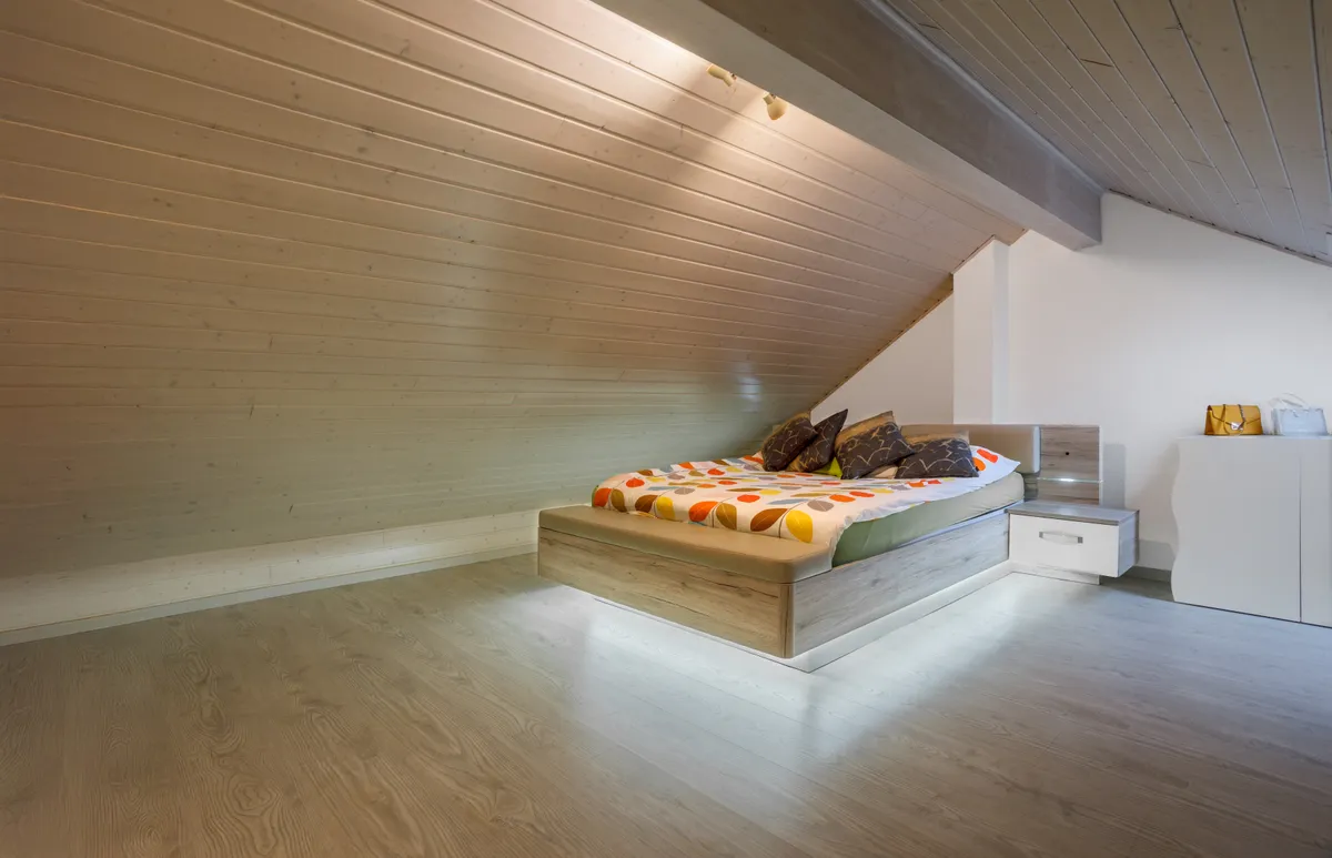 Dachgeschoss-Schlafzimmer