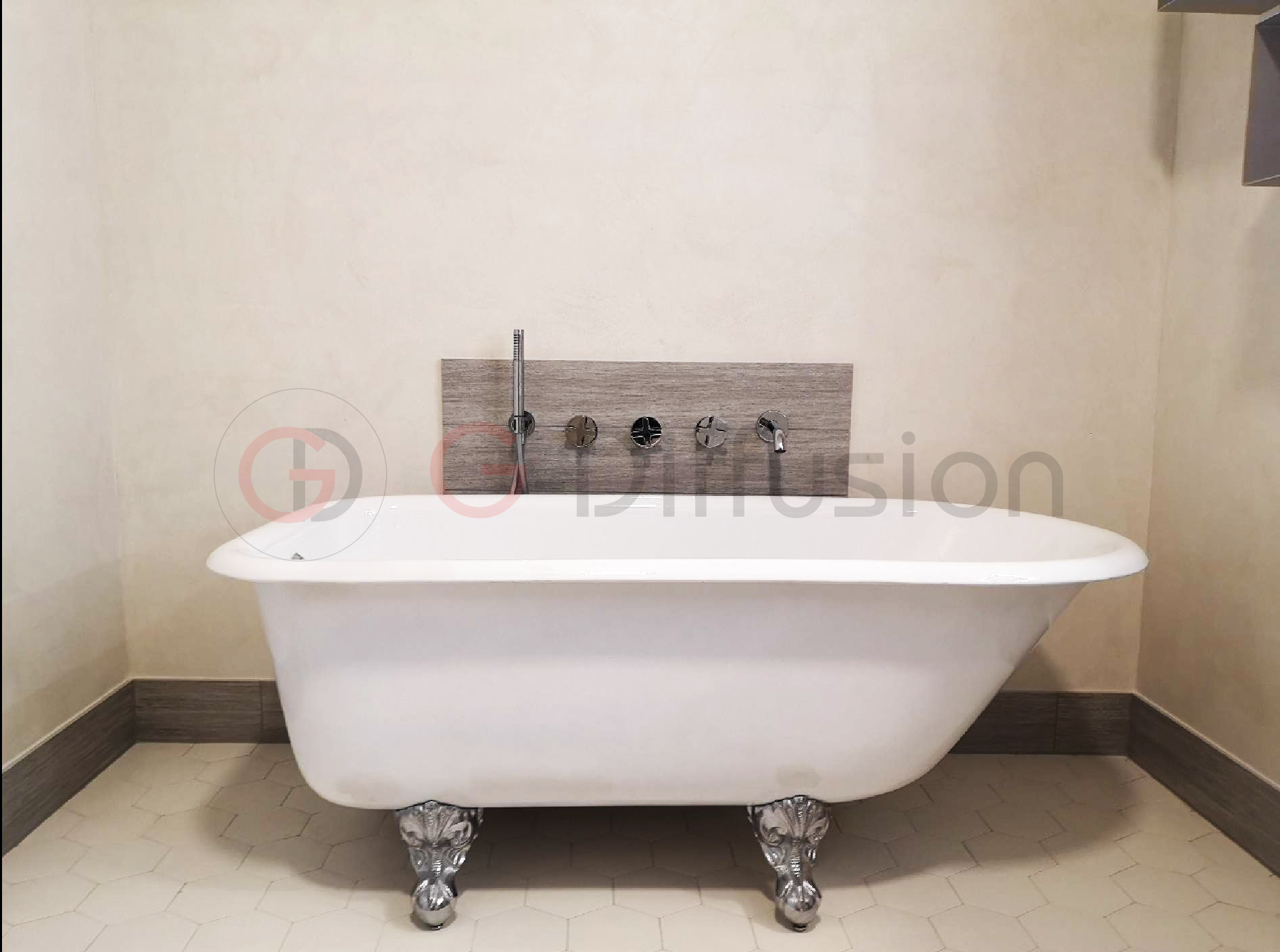 Freistehende Badewanne