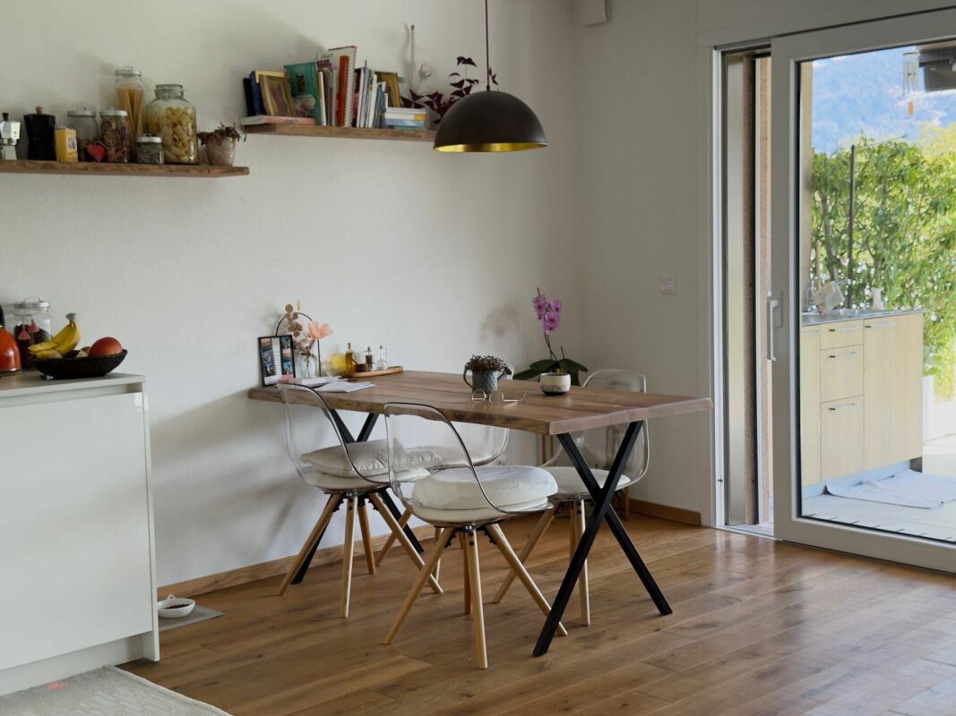 Essbereich mit Terrassentür