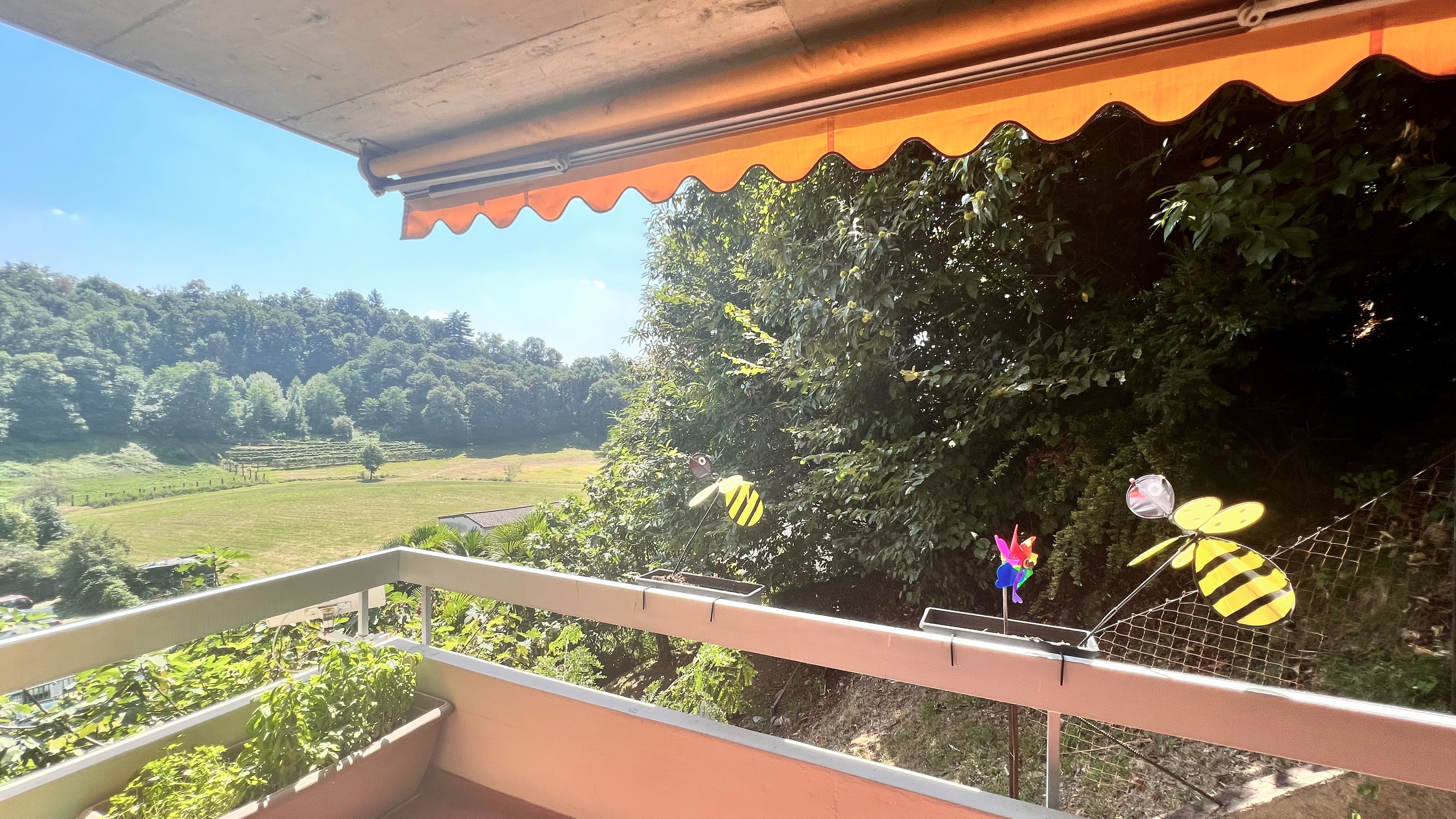 Balkon mit Talblick