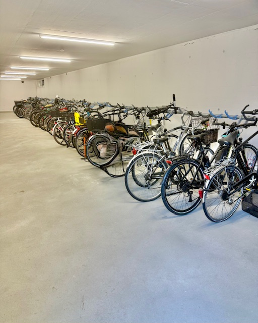 Fahrradabstellraum im Innenbereich