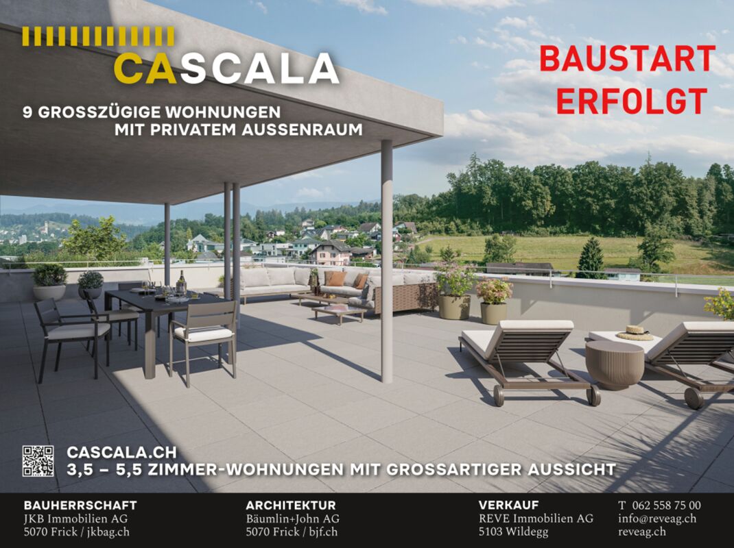 Wohnen mit Weitblick – Terrassiert, Hochwertig, Individuell – Gränichen