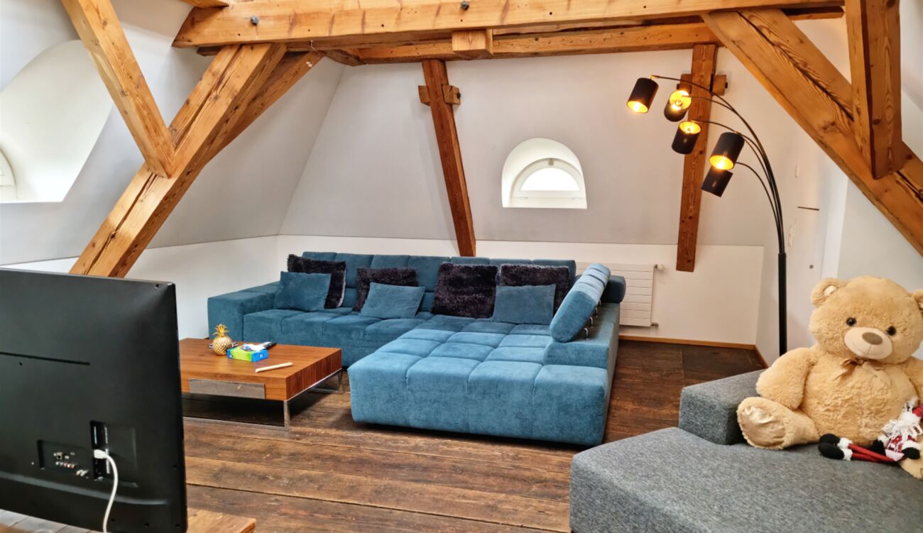 Gemütliches Dachgeschoss-Wohnzimmer