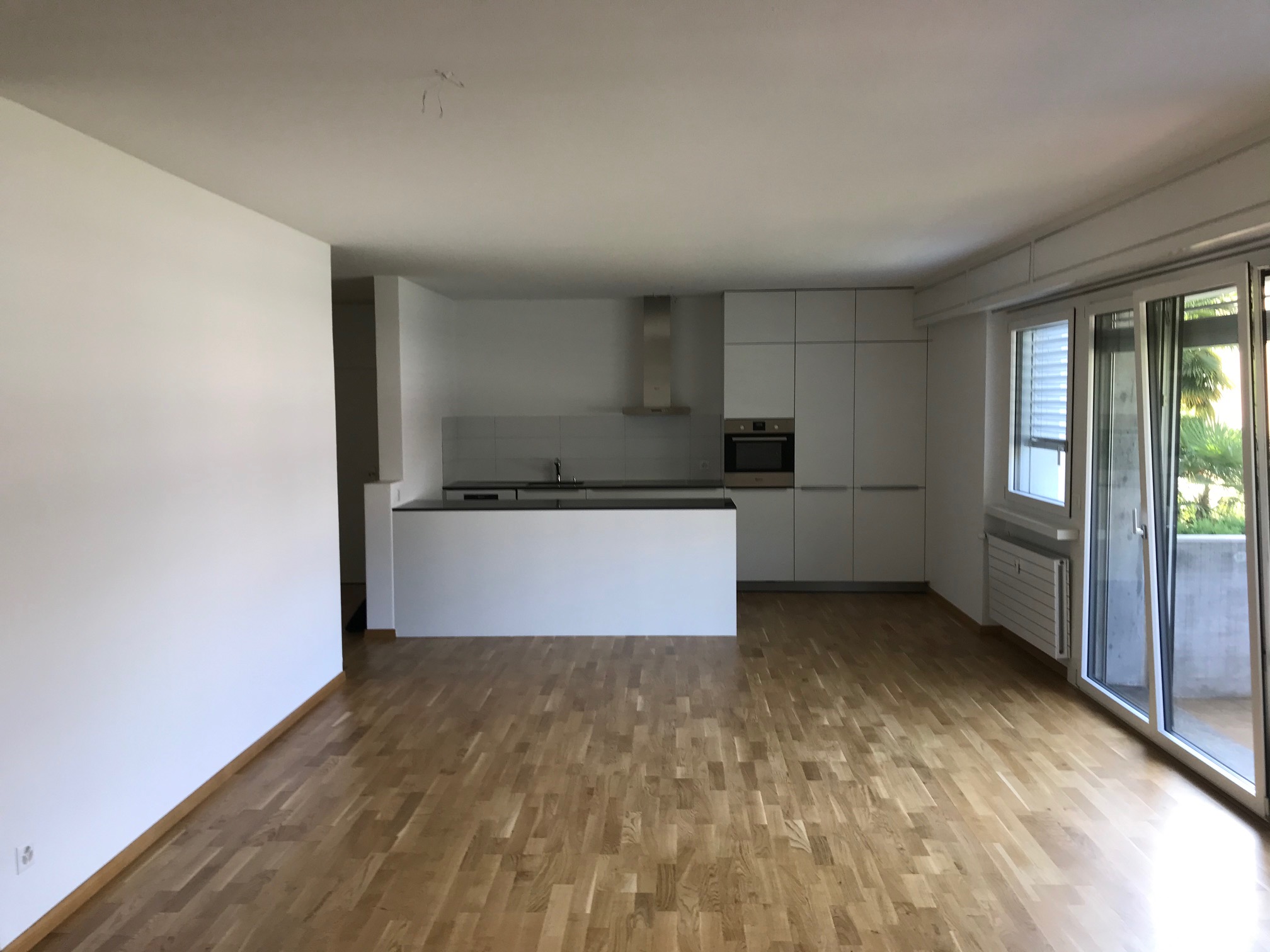 Offener Wohnbereich mit Küche