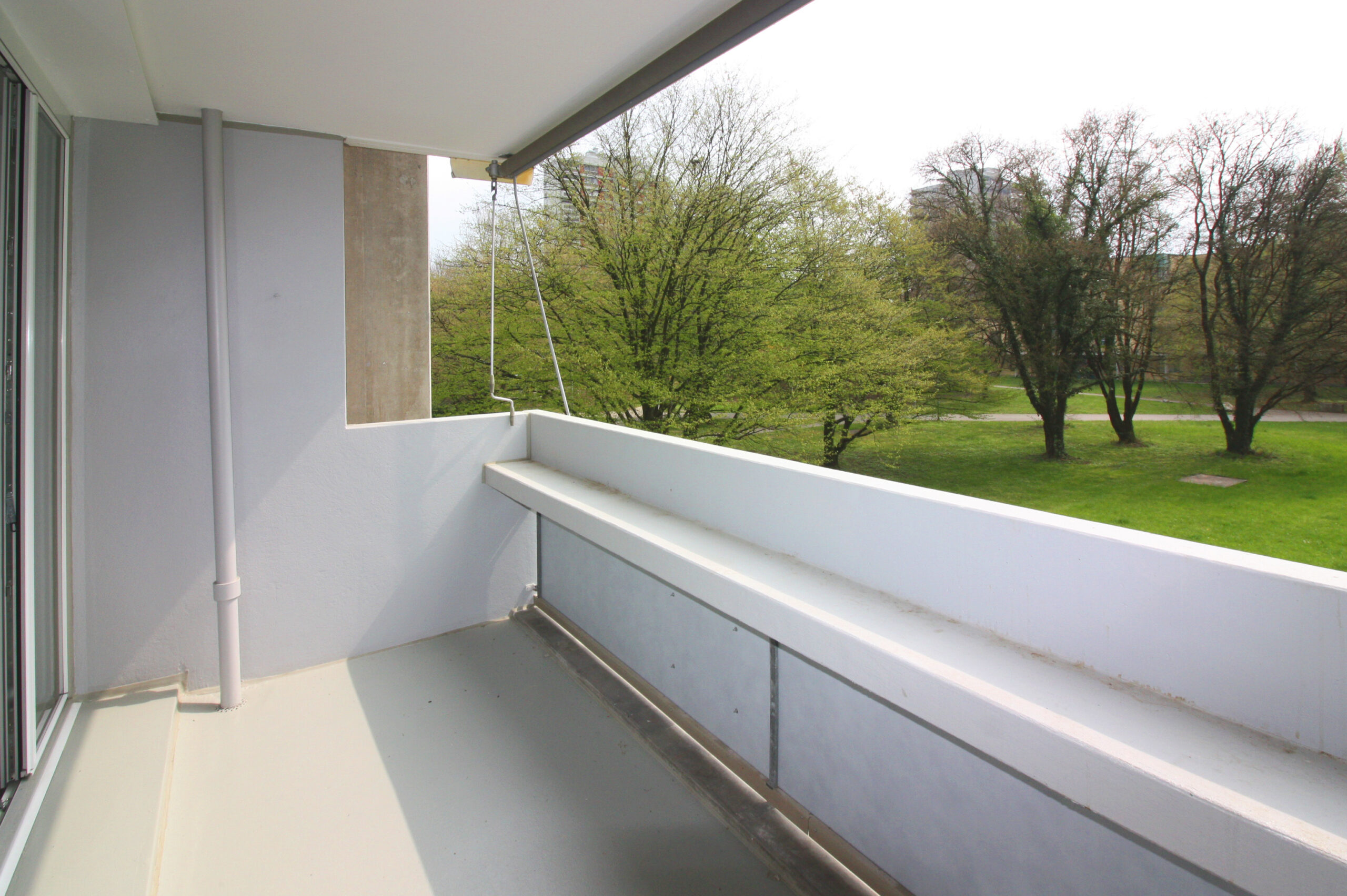 Balkon mit Parkblick
