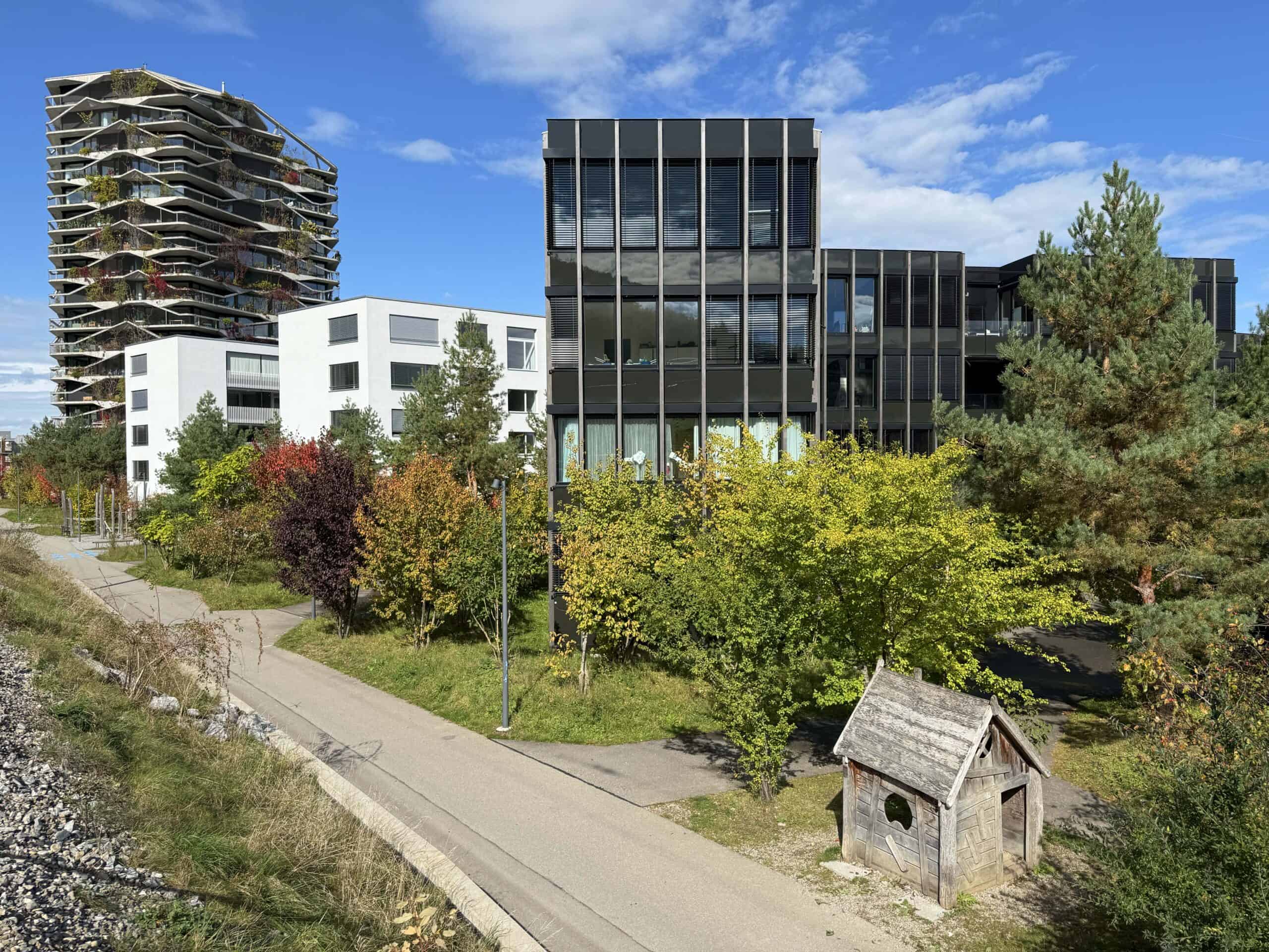 Moderne Wohnanlage im Grünen