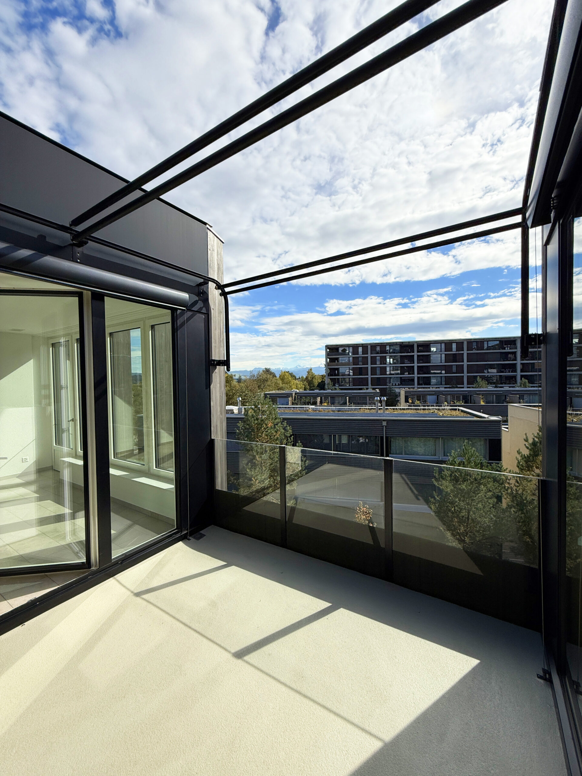 Balkon mit Aussicht