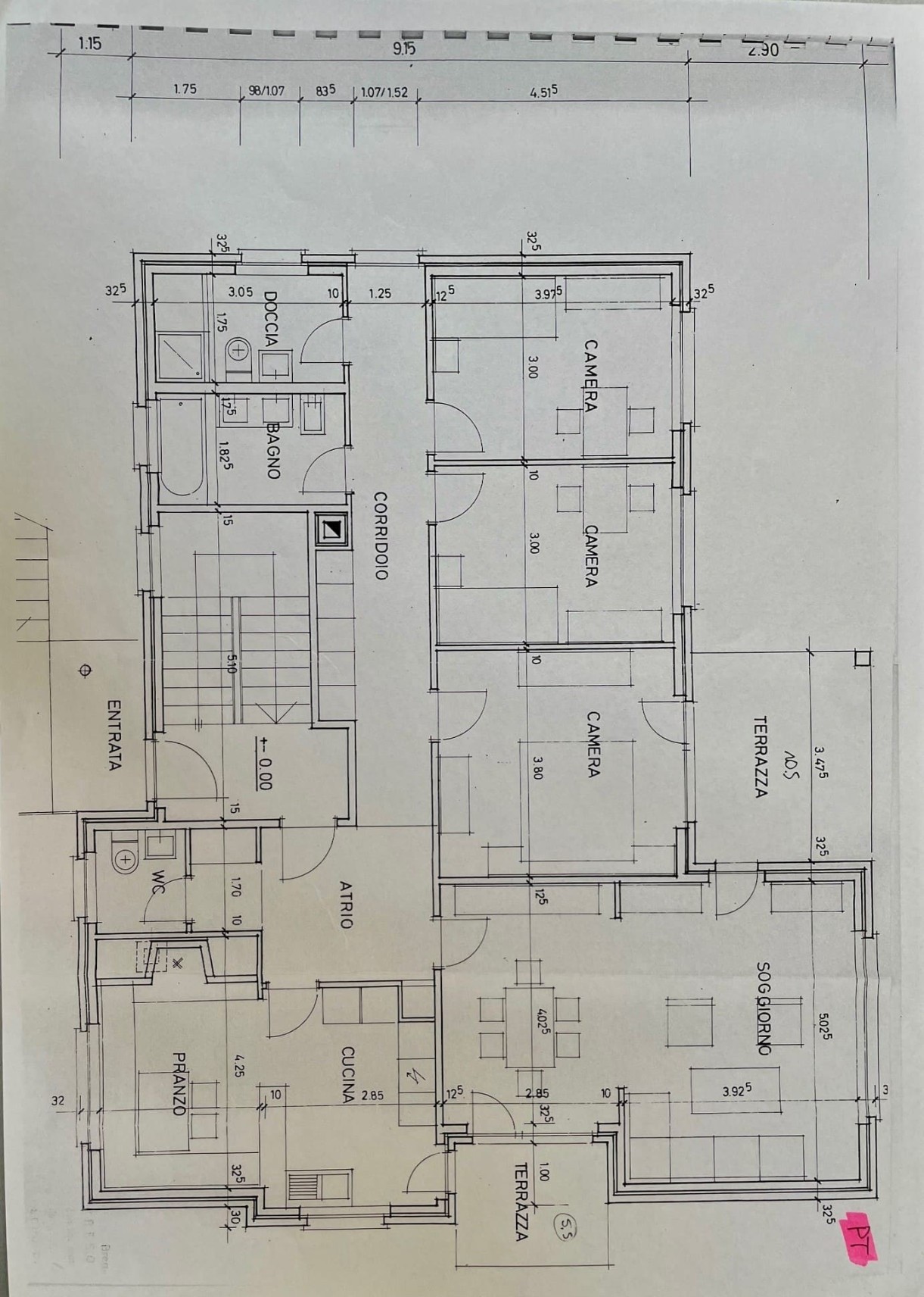 Grundriss eines Hauses