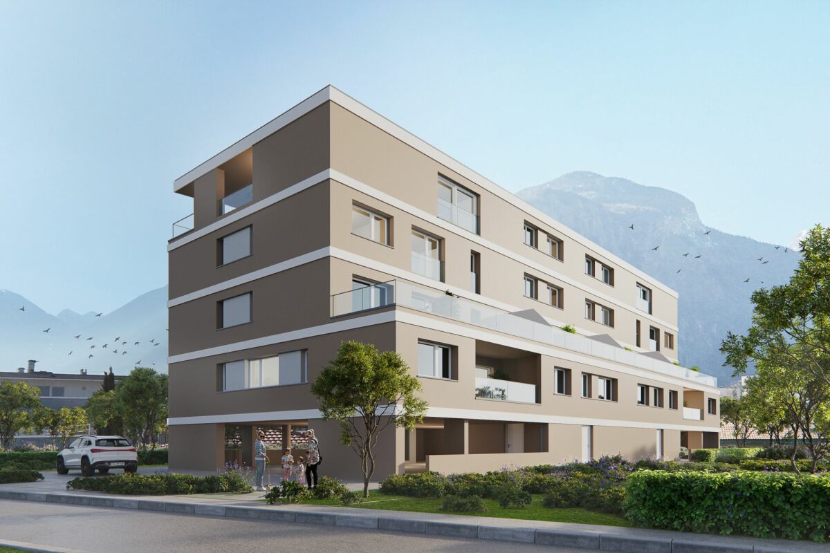 Modernes Mehrfamilienhaus in Hanglage