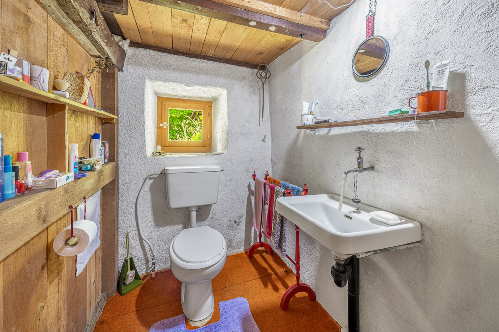 Kleines rustikales Gäste-WC