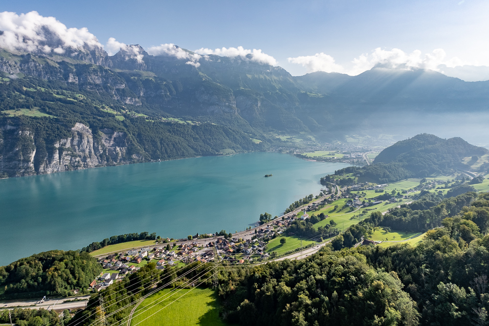 Berg- und Seepanorama