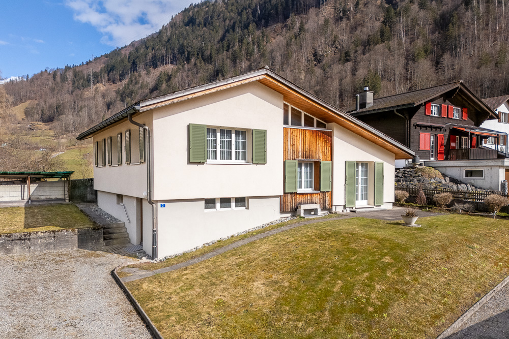 Alpines Einfamilienhaus mit Garten