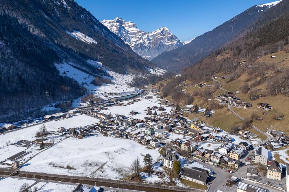 Alpenort im Wintertal