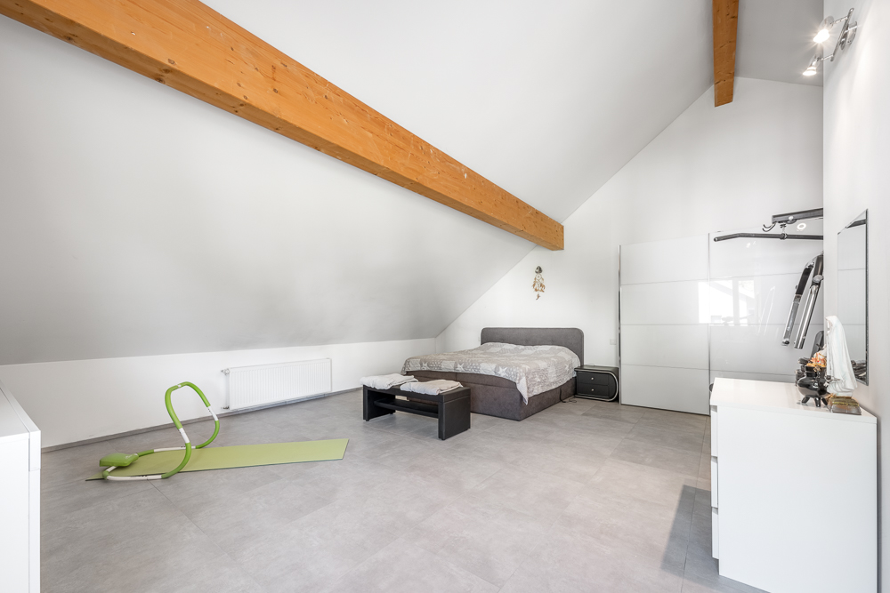 Ausgebautes Dachgeschoss-Schlafzimmer