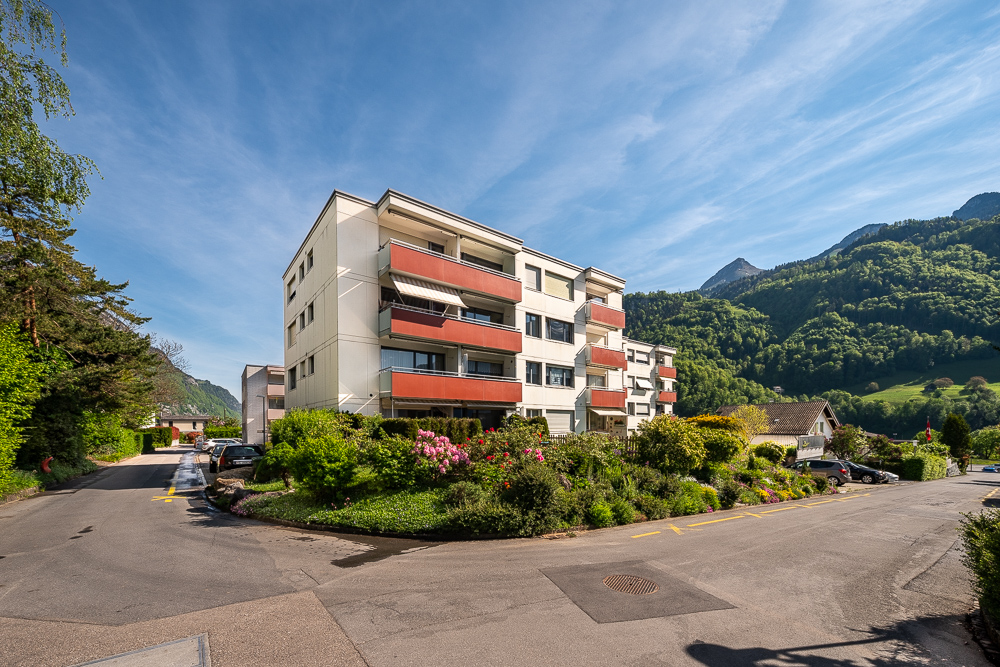 Wohnhaus mit Alpenblick