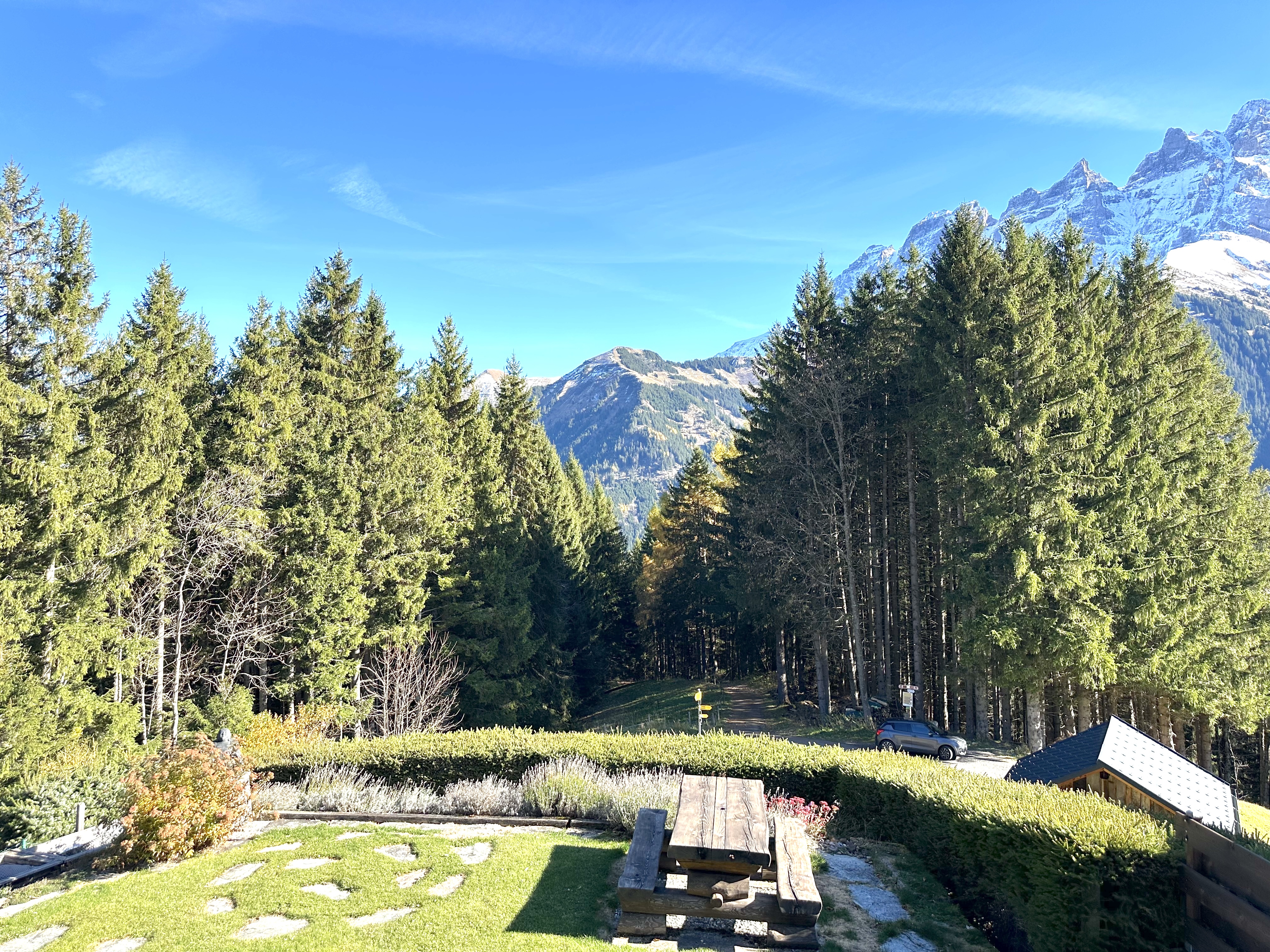 Alpenblick mit Garten und Terrasse