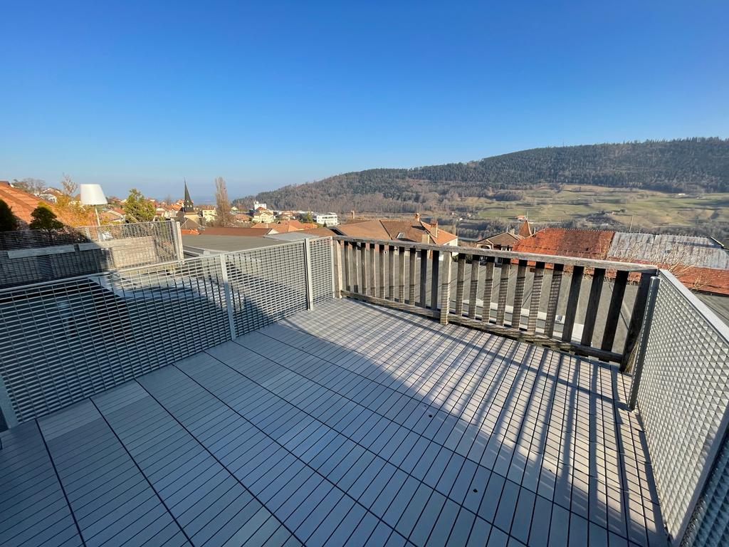 Dachterrasse mit Panoramablick