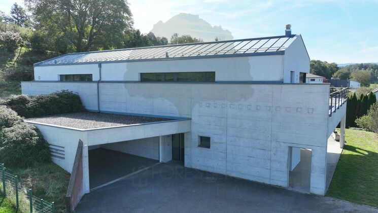 Modernes Wohnhaus mit Hanglage