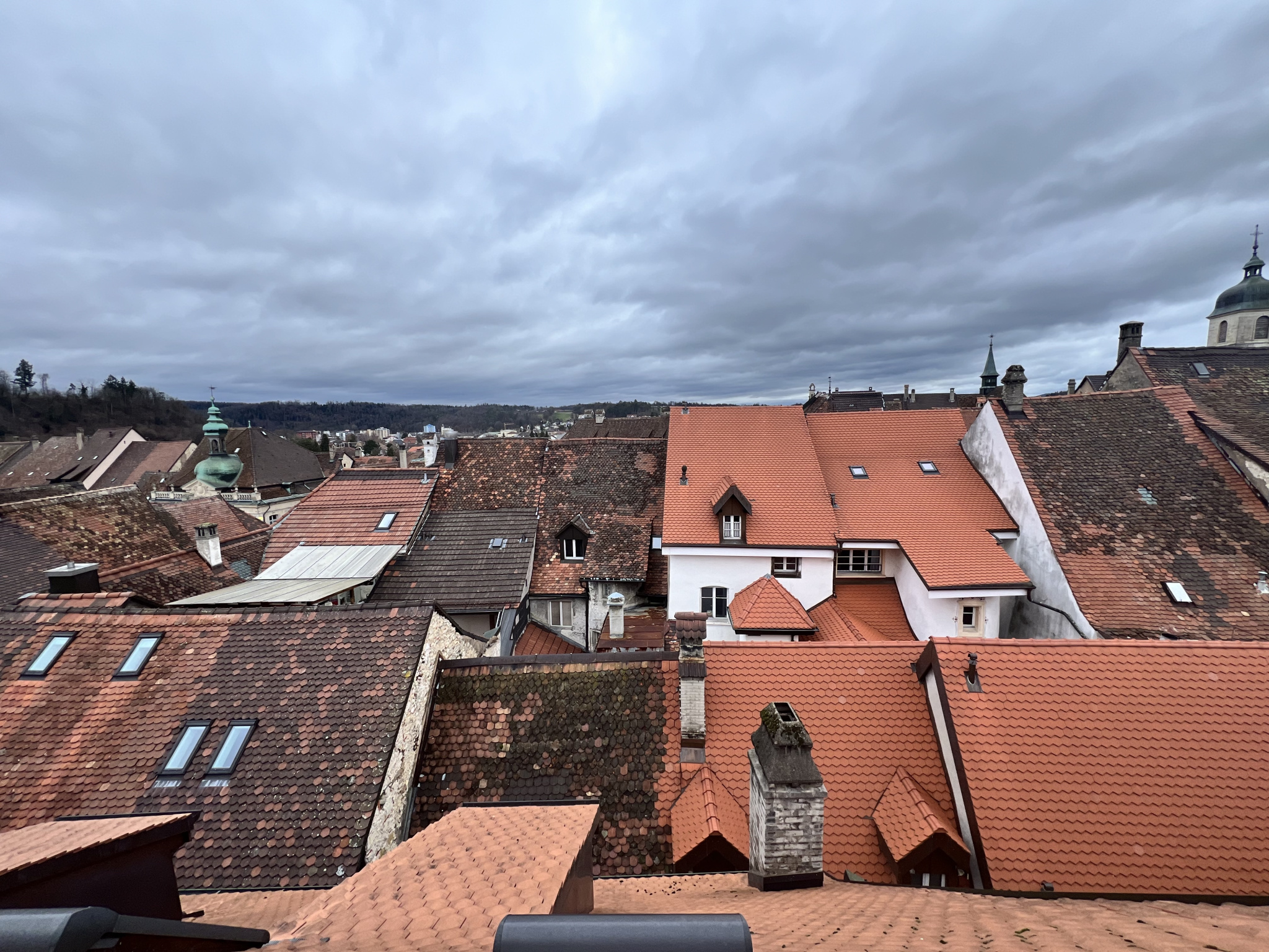 Dachlandschaft einer Altstadt