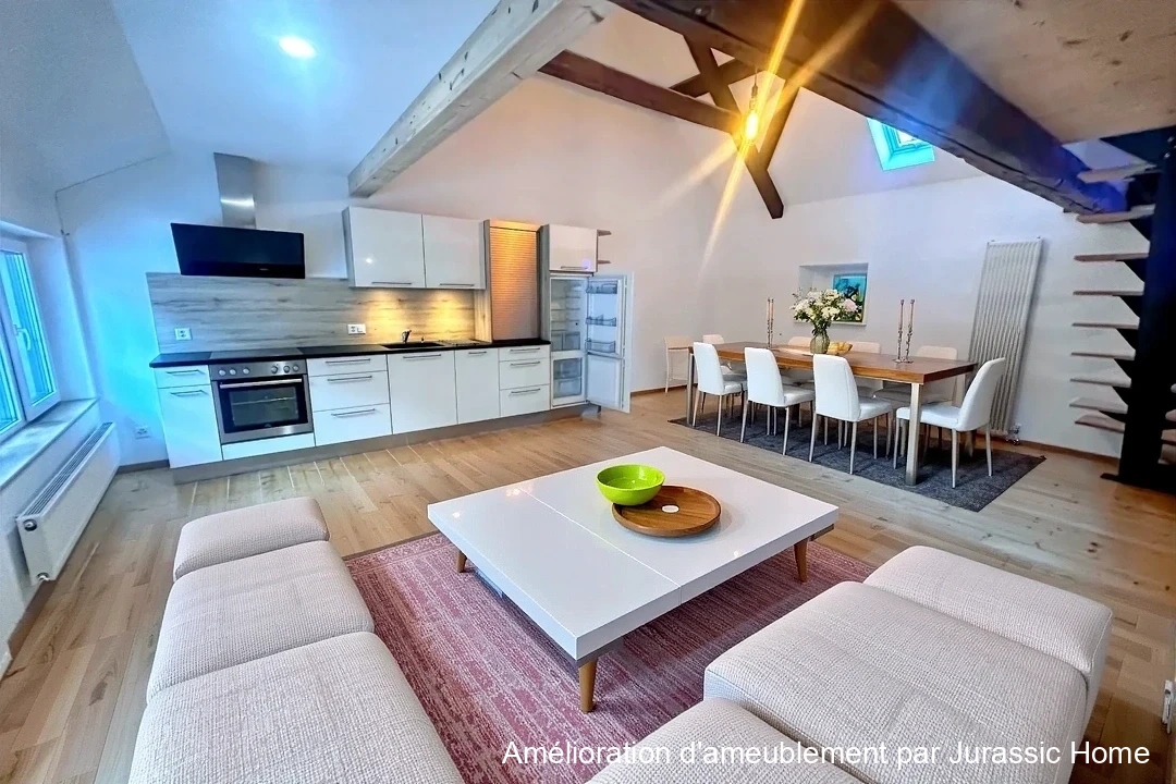 Wunderschönes 2,5-Zimmer-Duplex-Loft zur Miete im Herzen der Altstadt von Porrentruy – Porrentruy
