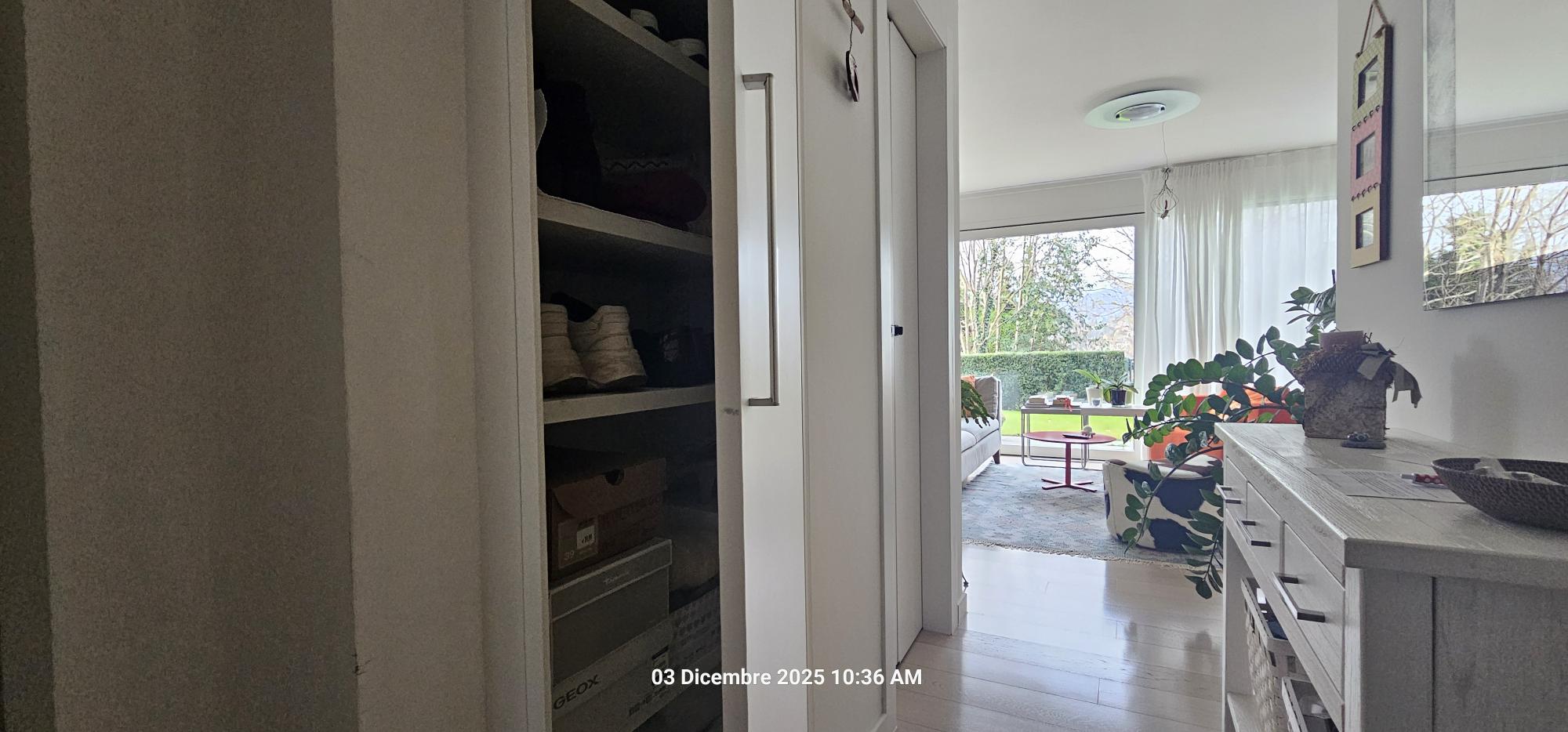 Heller Wohnbereich mit Blick in den Garten