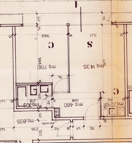 Grundriss mit mehreren Räumen
