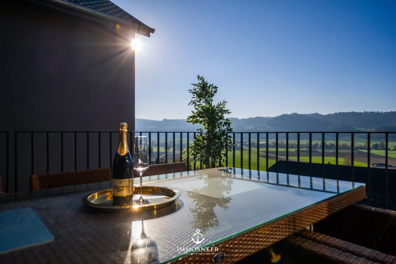 Terrasse mit Panoramablick