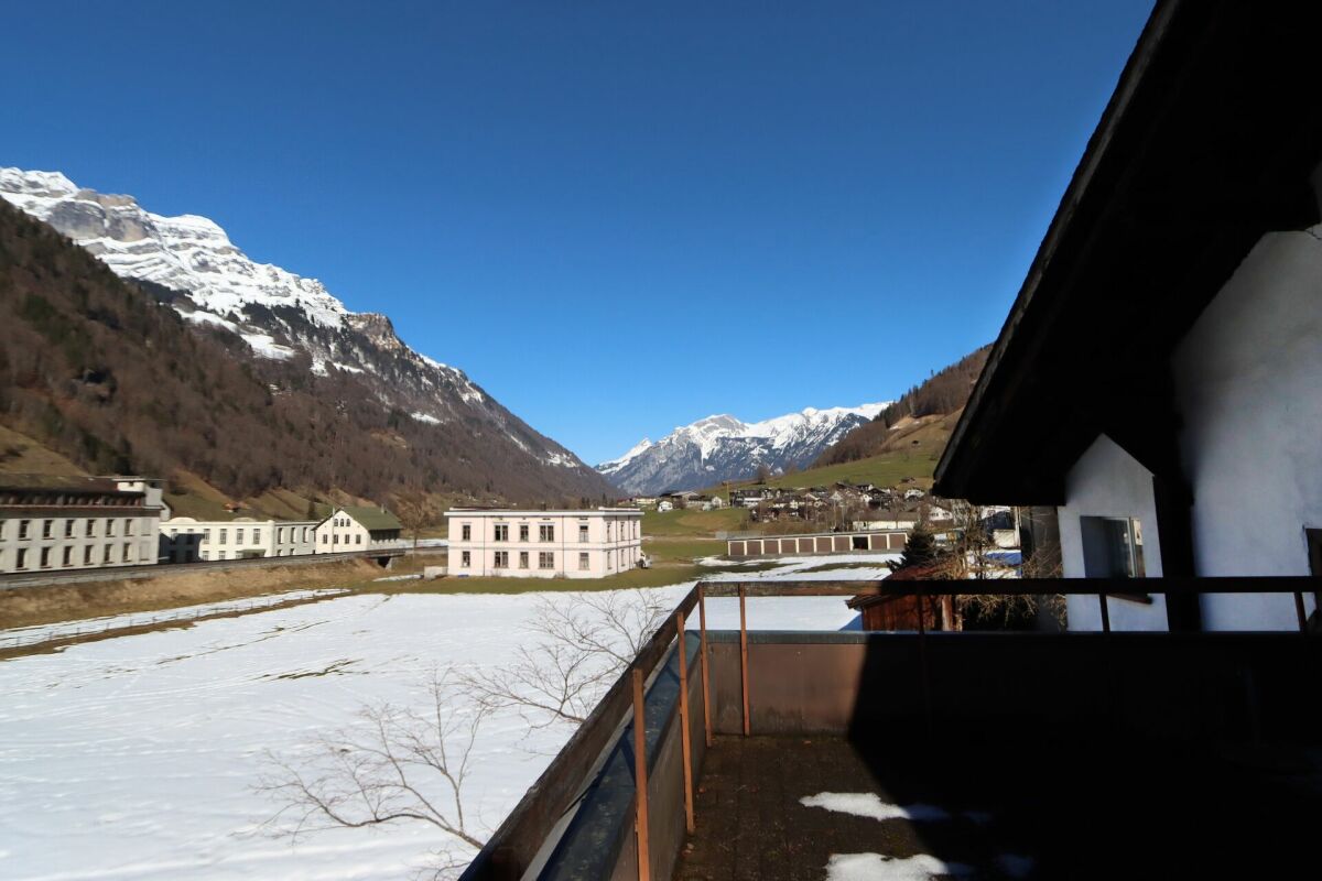 Bergblick vom Balkon