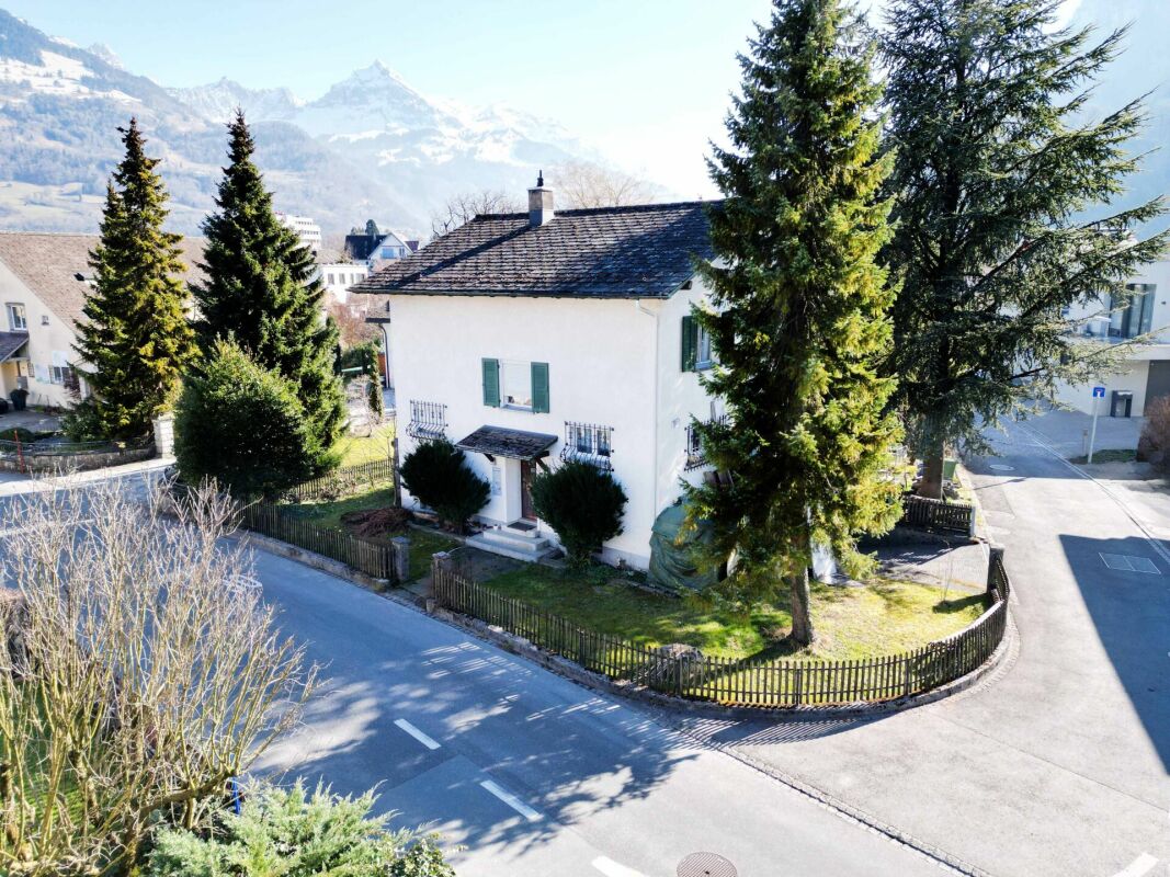 Helles Einfamilienhaus mit Bergblick