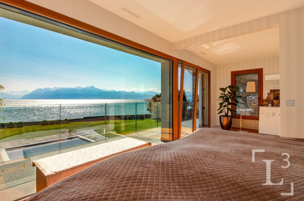 Schlafzimmer mit Meerblick