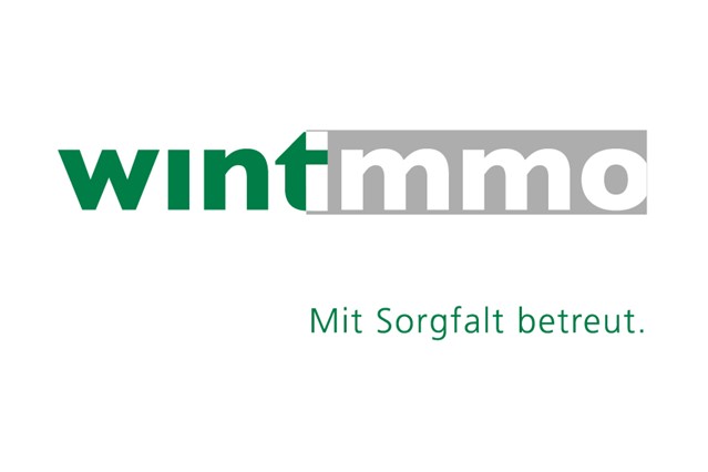 Logo mit Schriftzug und Slogan
