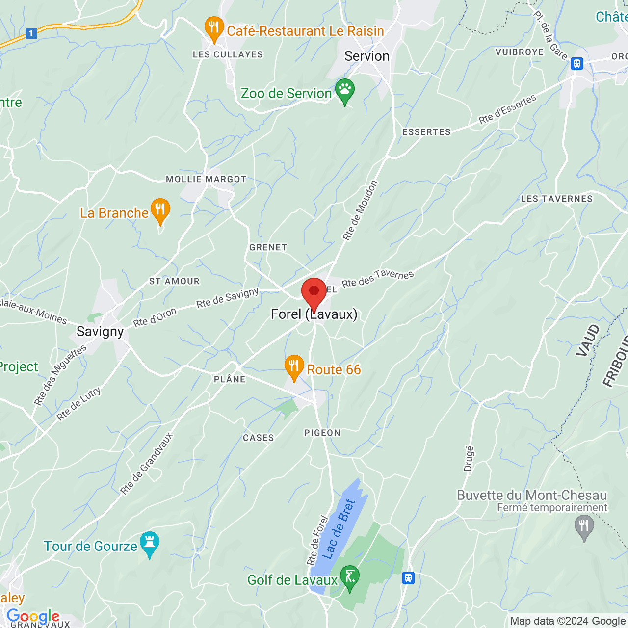 Kartenansicht mit Ortsmarkierung