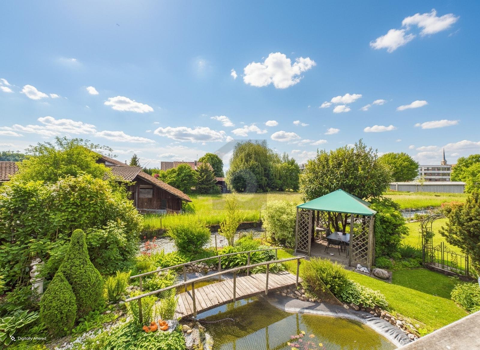 IDYLLISCHER GARTEN AN RUHIGER LAGE – Burgdorf