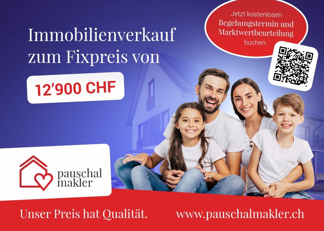 Werbebanner für Immobilienverkauf
