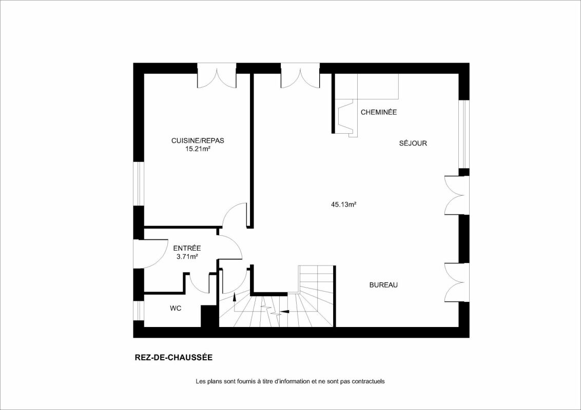 Grundriss des Erdgeschosses