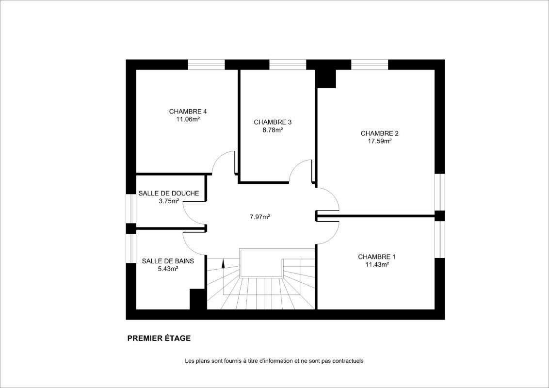 Grundriss des ersten Obergeschosses