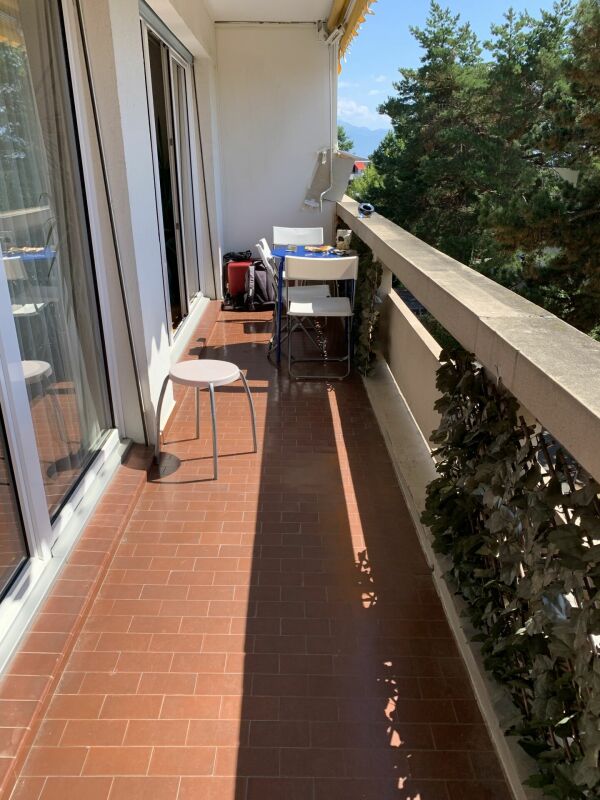 Balkon mit Sitzbereich