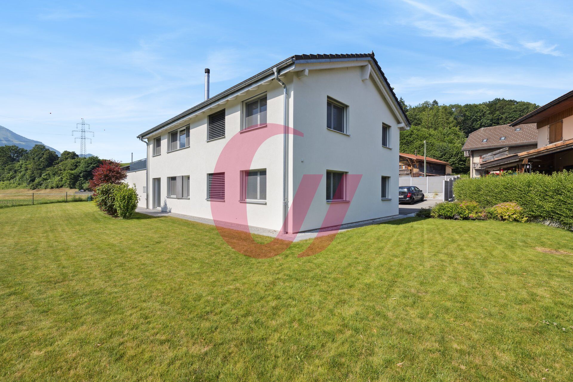 Freistehendes Einfamilienhaus mit Garten