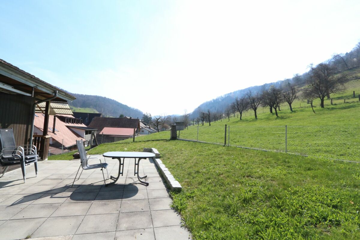 Terrasse mit Blick ins Grüne