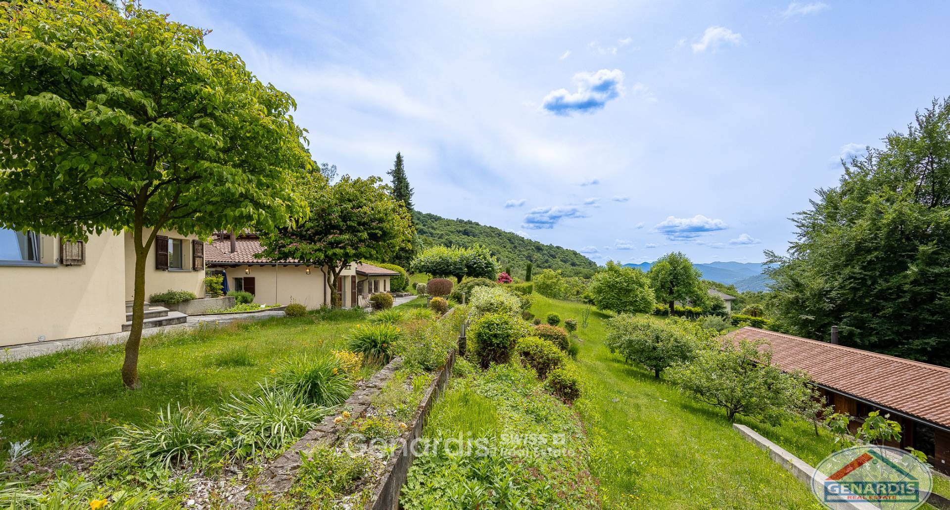 Gartenansicht mit Weitblick