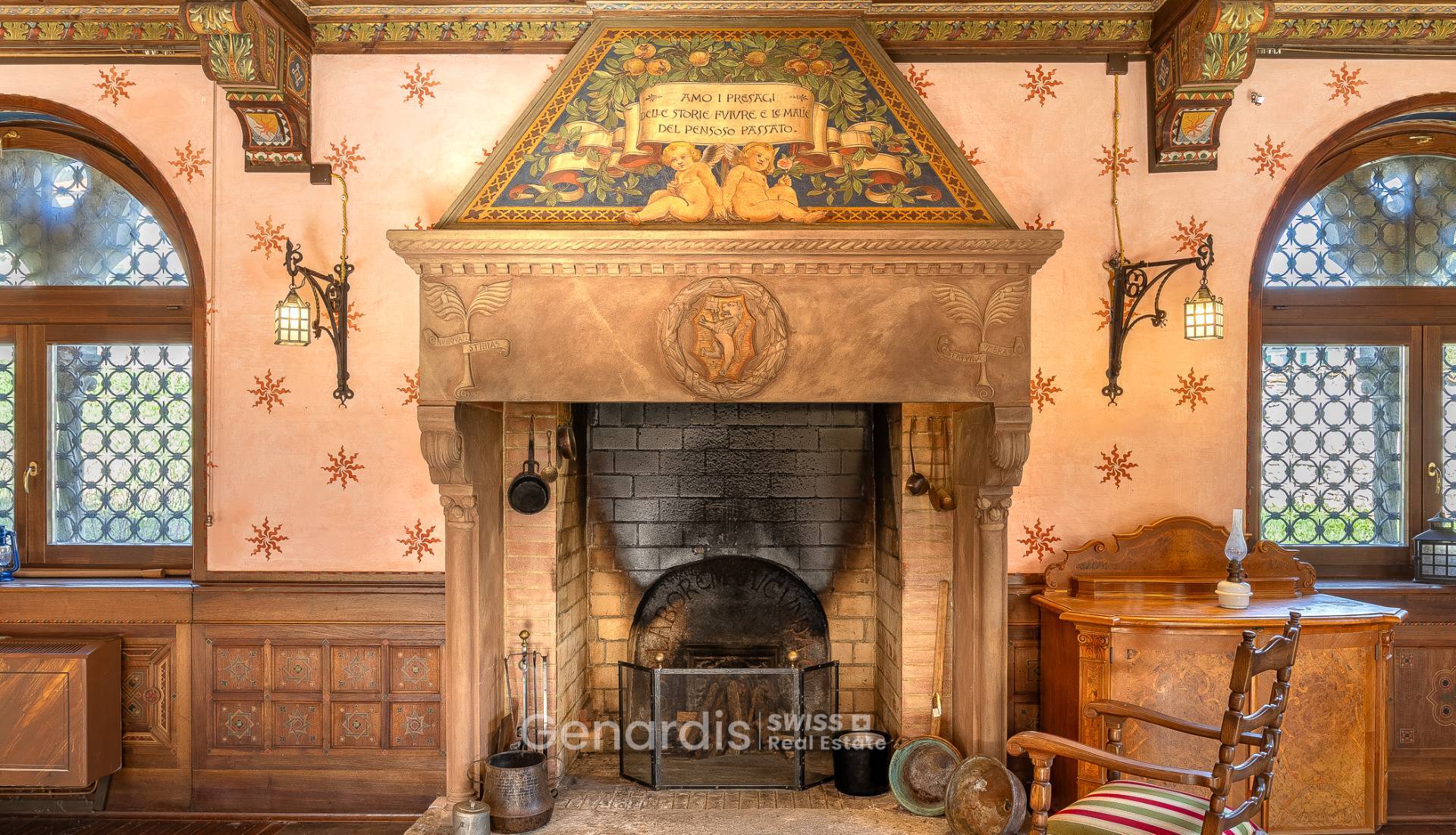 Historischer Kaminraum
