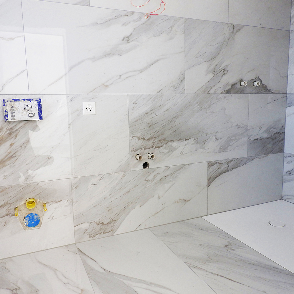 Badezimmer im Ausbau