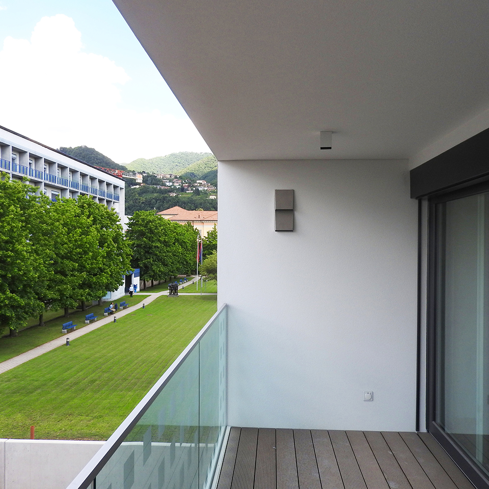 Balkon mit Blick ins Grüne