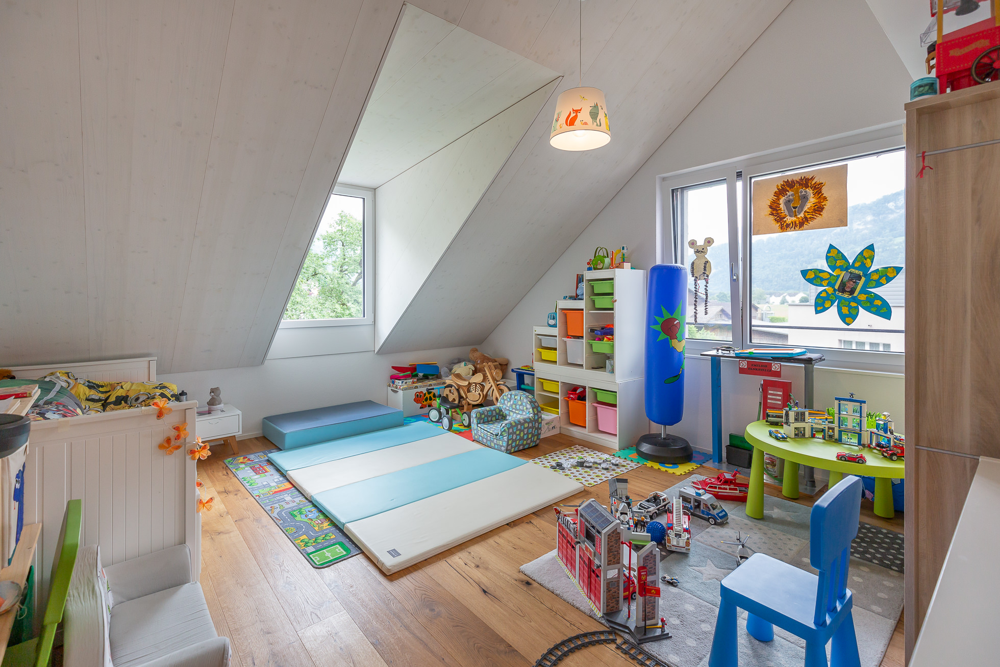 Kinderzimmer im Dachgeschoss