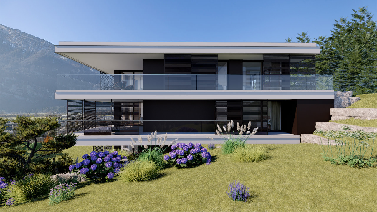 Moderne Villa mit Panoramablick