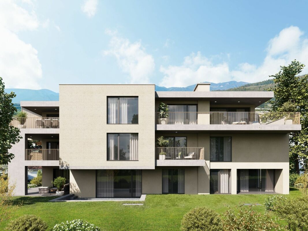 Moderne Wohnanlage mit großzügigen Balkonen